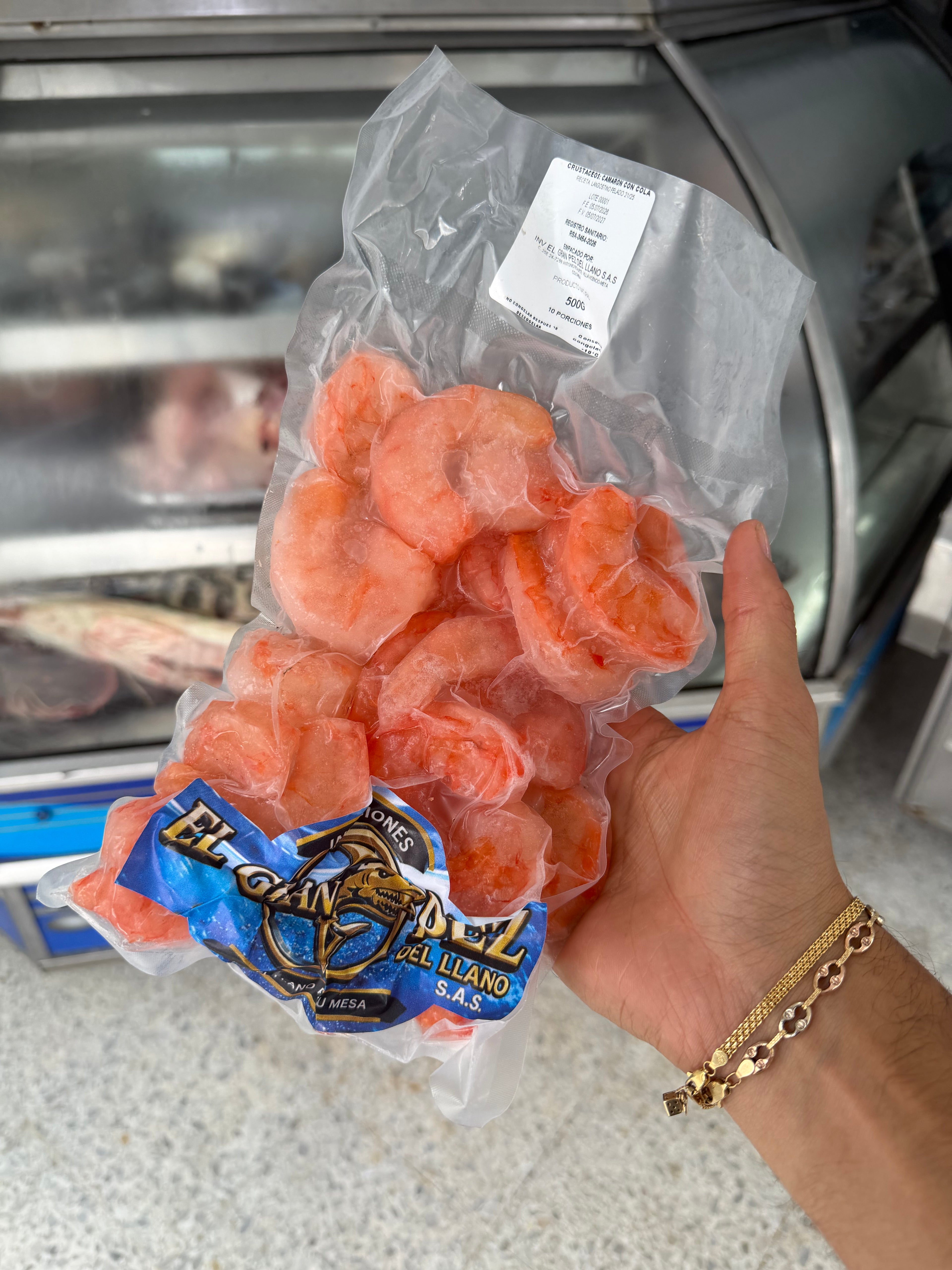 Langostinos precocidos